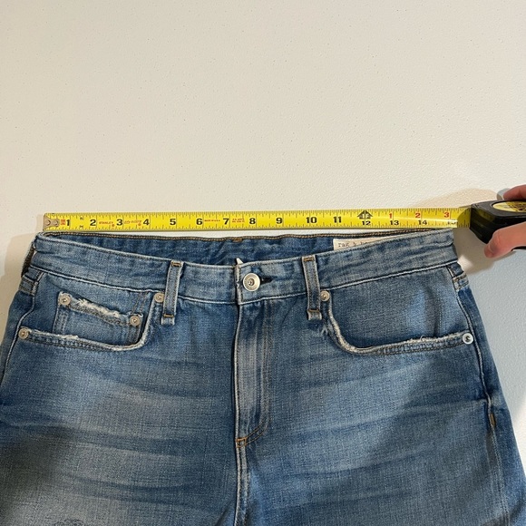 Rag & Bone Dre Low Rise Denim Shorts Bishop Women’s Sz 28 Cut-Offs Inseam 3.5” - Picture 3 of 8